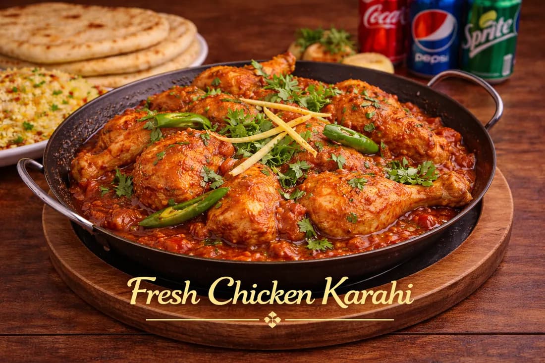 Half Chicken Karahi